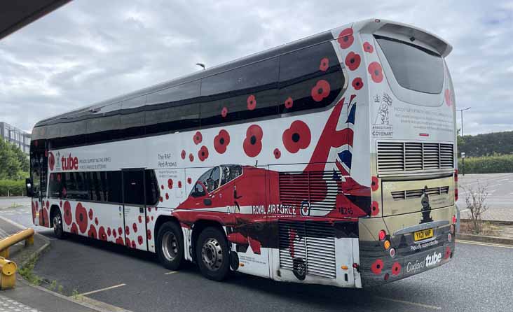 Oxford Tube Volvo B11RLET Plaxton Panorama 50452 Armed Forces